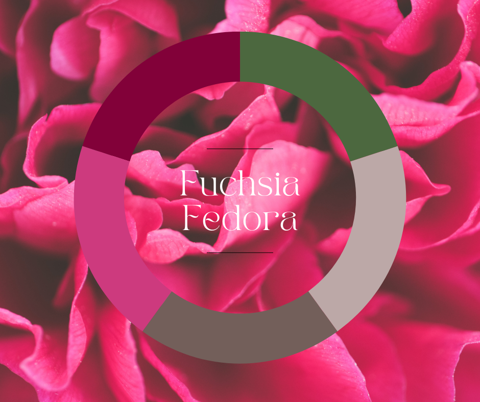Color Wheel for Fuchsia Fedora