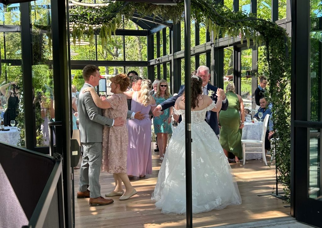 A magical wedding reception with help from experienced DJs for Smoky Mountain Weddings